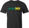 Funny Debt 365 online sports gambling Parody Men's black T-Shirt