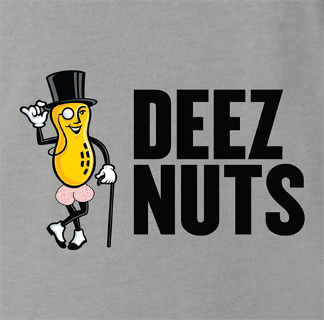 funny deez nuts salty peanuts parody ash