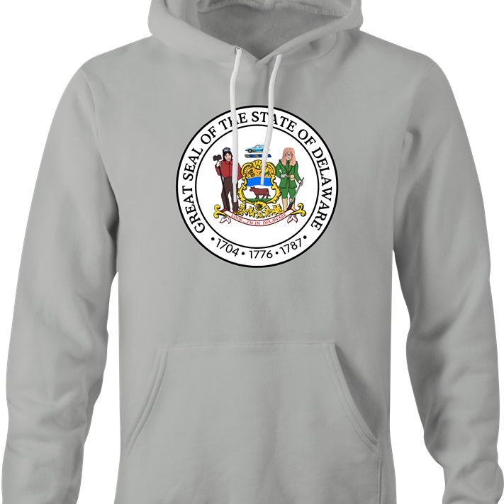 funny wayne's world delaware hoodie men's grey 
