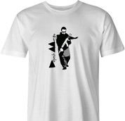 funny Peshmerga 80's music Mashup Parody white men's t-shirt