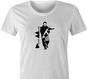 funny Peshmerga 80's music Mashup Parody white women's t-shirt