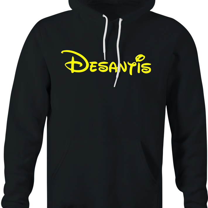 Funny Florida Governor Ron DeSantis World Parody Black Hoodie