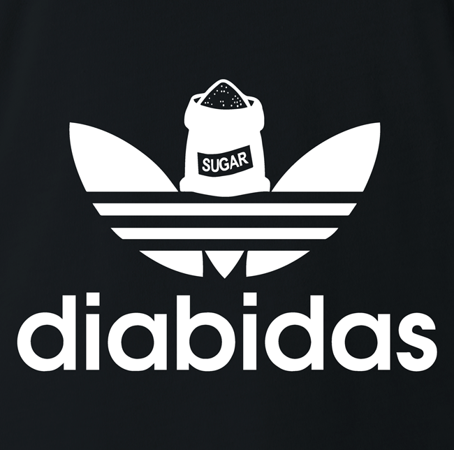 funny diabetes t-shirt black 