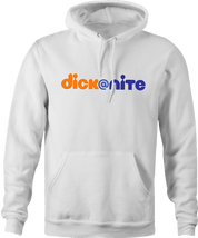 Funny Dick At Night Booty Call Parody White Hoodie