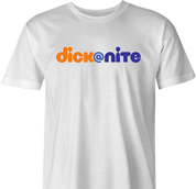 Funny Dick At Night Parody White Men's T-Shirt