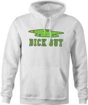 Funny Dick-Out Golf white hoodie