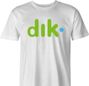 Funny Dik app parody men's t-shirt