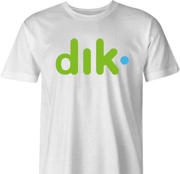 Funny Dik app parody men's t-shirt
