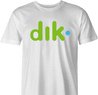 Funny Dik app parody men's t-shirt