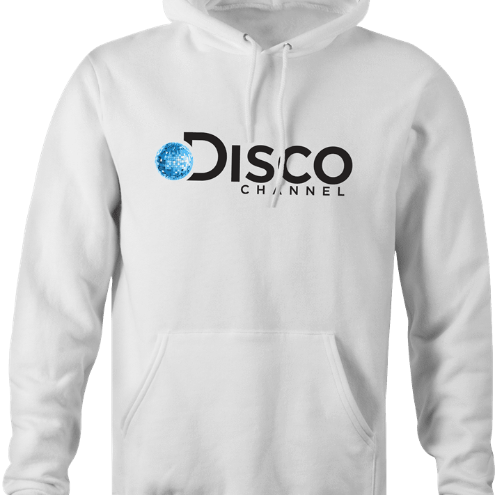 Funny Disco Network Mashup white hoodie