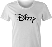 funny dizzy lightheaded mashup white women's t-shirt
