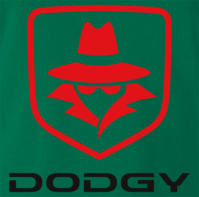 Funny Dodgy cars - Great Tee For Your Secretive Friends Parody Kelly Green T-Shirt
