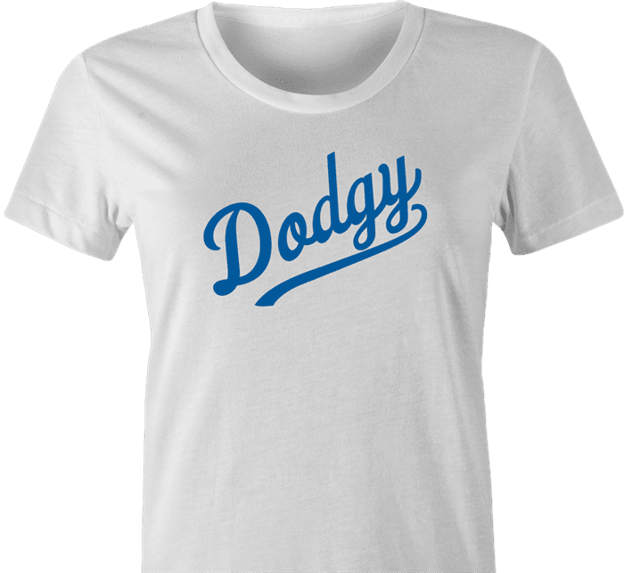 funny dodgy baseball british slang parody women's t-shirt white 