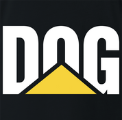 funny dog lover construction equipment parody t-shirt men's black