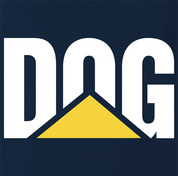 funny dog lover construction equipment parody t-shirt men's mavy blue