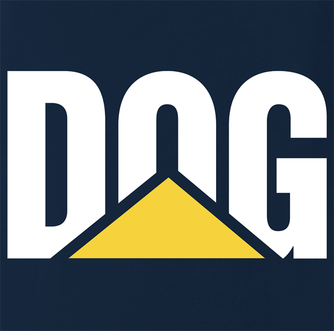 funny dog lover construction equipment parody t-shirt men's mavy blue