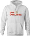 funny don corleone mashup white hoodie