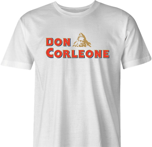 funny don corleone mashup white tee