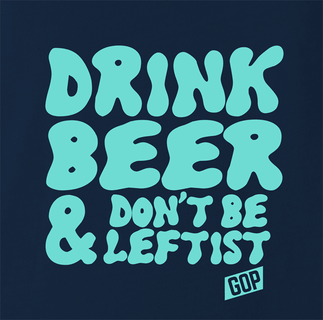 Funny Don't Be A Leftist - AOC Parody Ash Grey T-Shirt