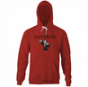 funny programming vampire ms-dos red hoodie