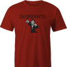 funny programming vampire ms-dos men's t-shirt red