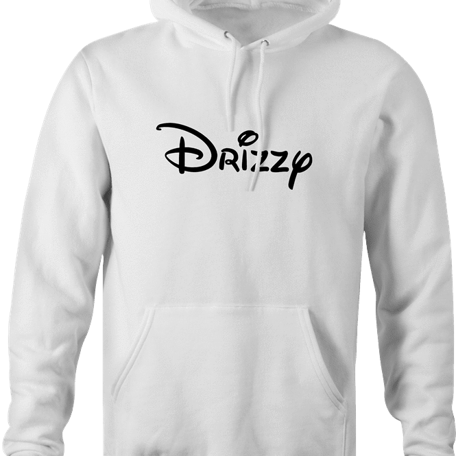 funny Drake Toronto Raptors Drizzy white hoodie