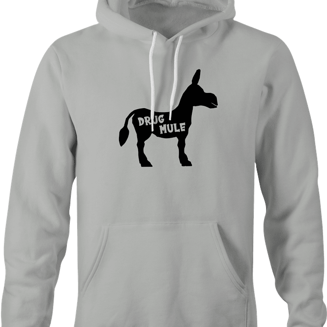 funny Drug Mule Parody t-shirt Ash Grey hoodie