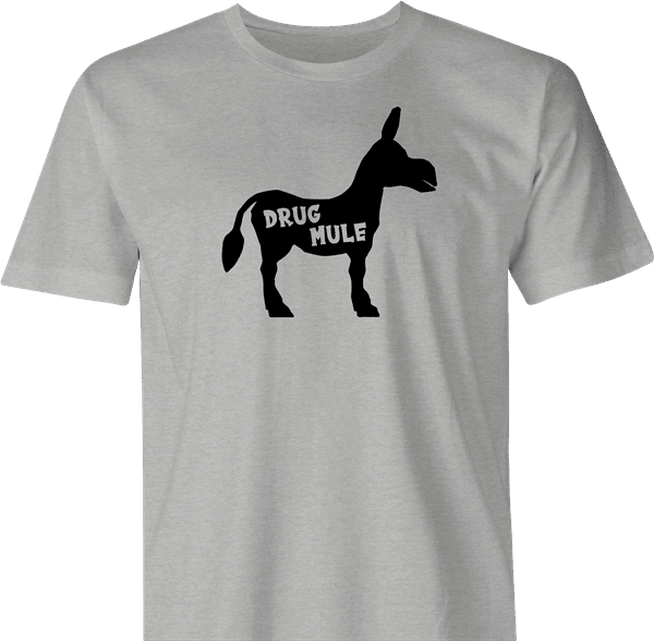 funny Drug Mule Parody men's t-shirt