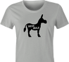 funny Drug Mule Parody t-shirt women's Ash Grey