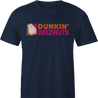 funny deez nuts men's navy coffee shop t-shirt 
