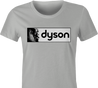funny terminator miles dyson t-shirt women's ash