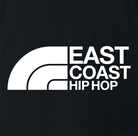 funny east coast hip hop northface rap parody t-shirt black