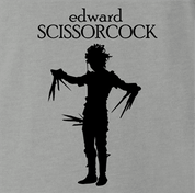 Funny weird Wtf edward scissor cock ash grey t-shirt