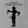 Funny weird Wtf edward scissor cock ash grey t-shirt