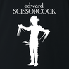 Funny weird Wtf edward scissor cock black t-shirt