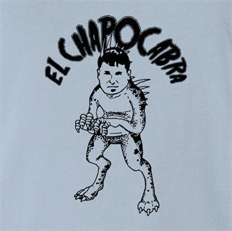 el chapo chupacabra chapocabra light blue t-shirt