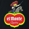 Funny El Monte Senor Burns Simpsons Black T-Shirt