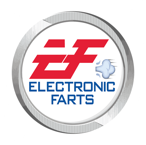 Funny Ea electronic arts Fart parody white t-shirt