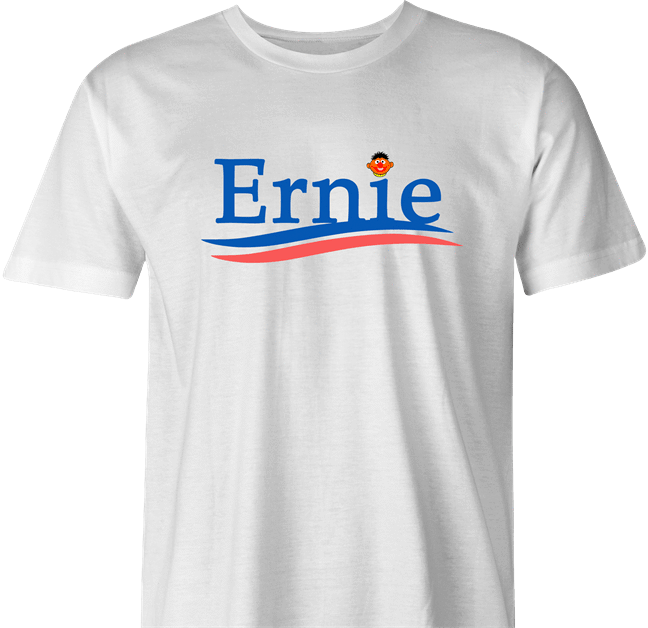 funny Ernie From Sesame Street For President white men's t-shirt