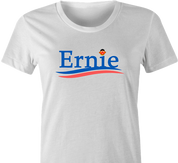 funny Ernie From Sesame Street For President white women's t-shirt