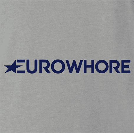 EuroWhore Eurosport TV channel sports FIFA t-shirt ash 