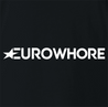 EuroWhore Eurosport TV channel sports FIFA t-shirt black 
