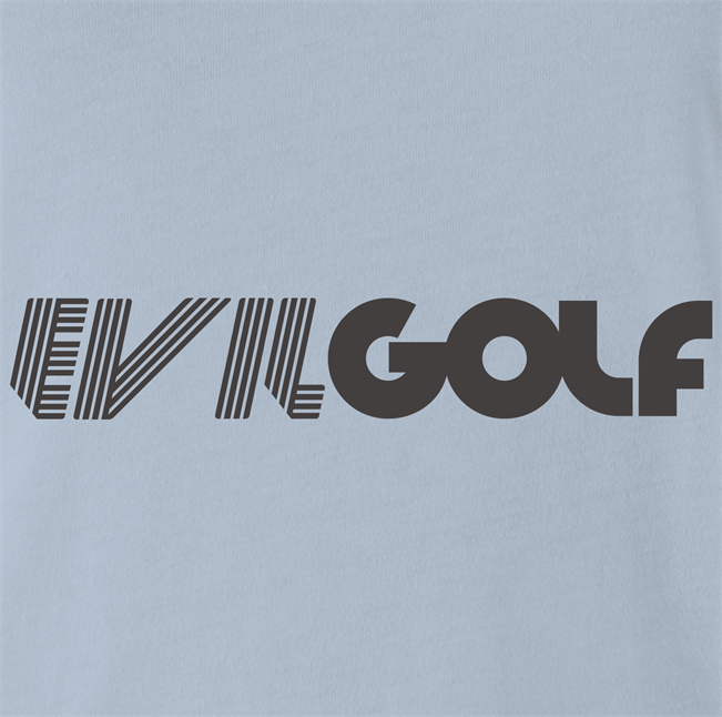 Funny Evil LIV Golf vs. PGA Tour Parody Parody Light Blue T-Shirt
