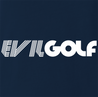 Funny Evil Golf vs. PGA Tour Parody Parody Navy T-Shirt
