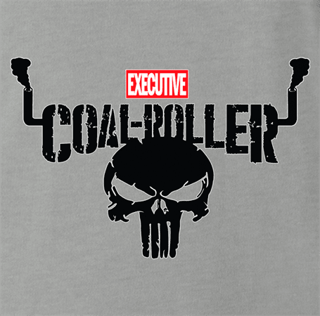 Executive Coal Roller Funny America Truck Parody t-shirt grey 