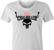 Executive Coal Roller Funny America Truck Parody t-shirt women's white  