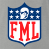 funny FML f my life NFL fanatasy football t-shirt grey