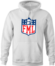 funny FML f my life NFL fanatasy football t-shirt white men's hoodie