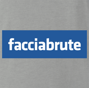 Funny men's ash grey facebook logo parody t-shirt 