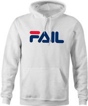 fila Fail you suck total fail internet viral parody hoodie white 